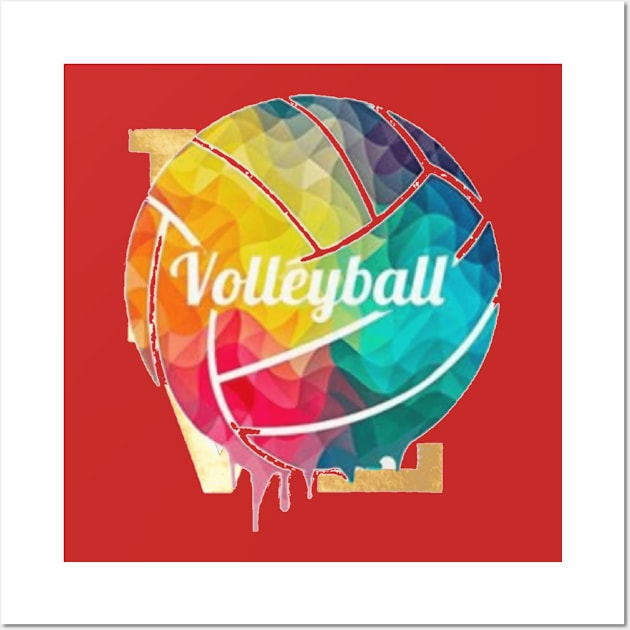 Volleyball painting Wall Art by Alemway